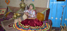 دختر کوچک با لباس شمالی